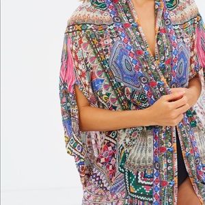New Camilla open front cardi cape